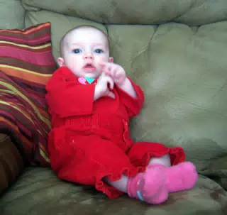 Liesl Sitting in Recliner