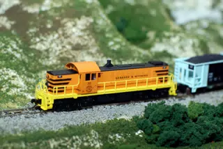 Genesee and Wyoming Alco RS1 Diorama