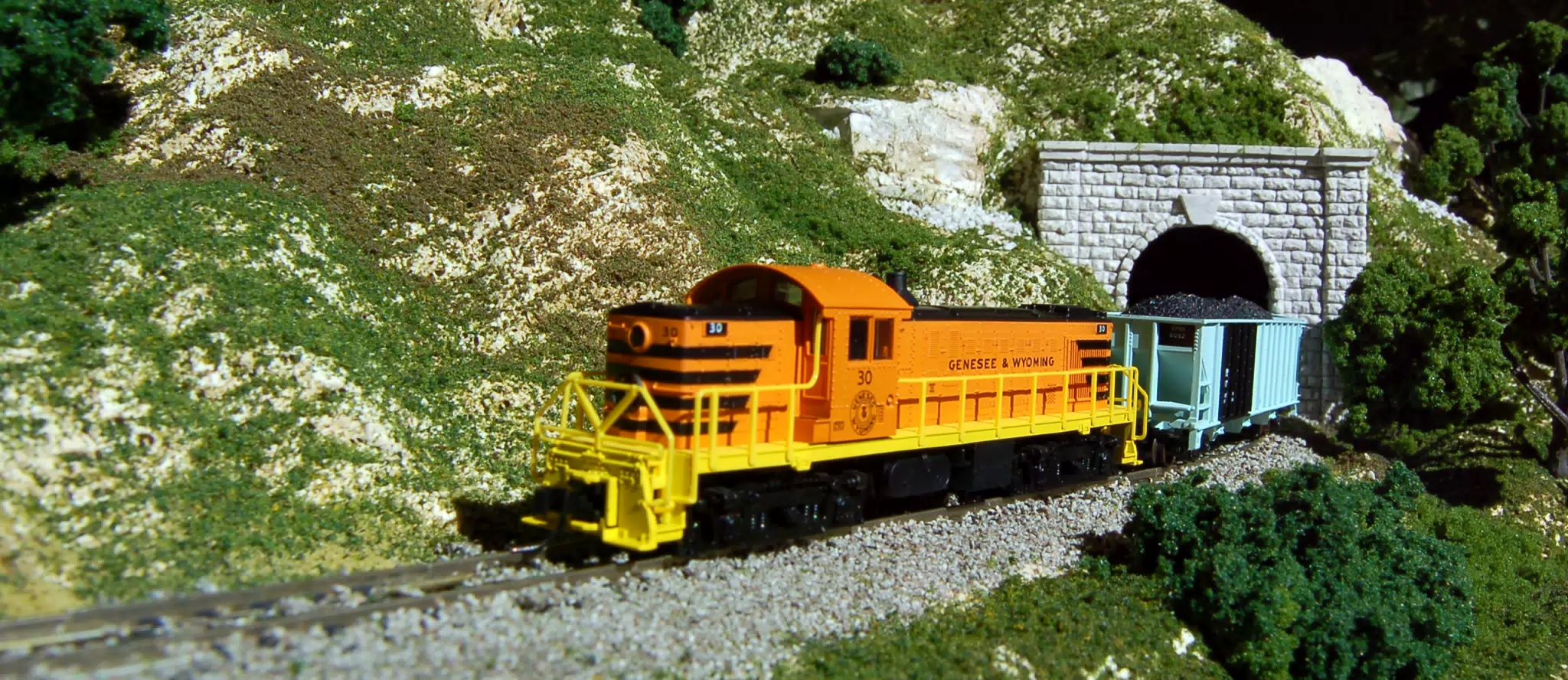 Genesee and Wyoming RN30 Tunnel Scene