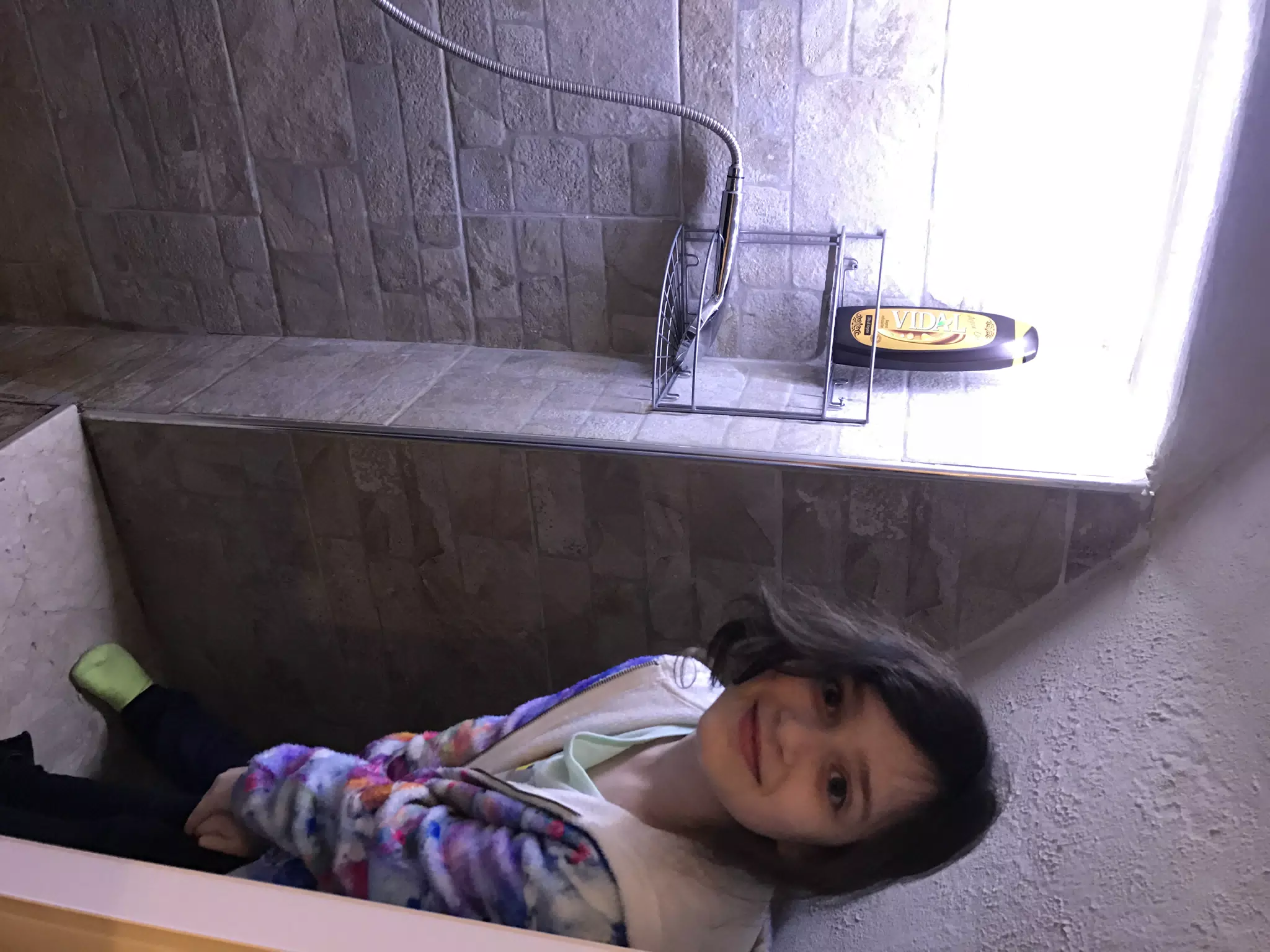 Liesl in the Palermo Shower