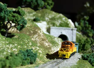 Genesee and Wyoming RN 30 Leaving Tunnel