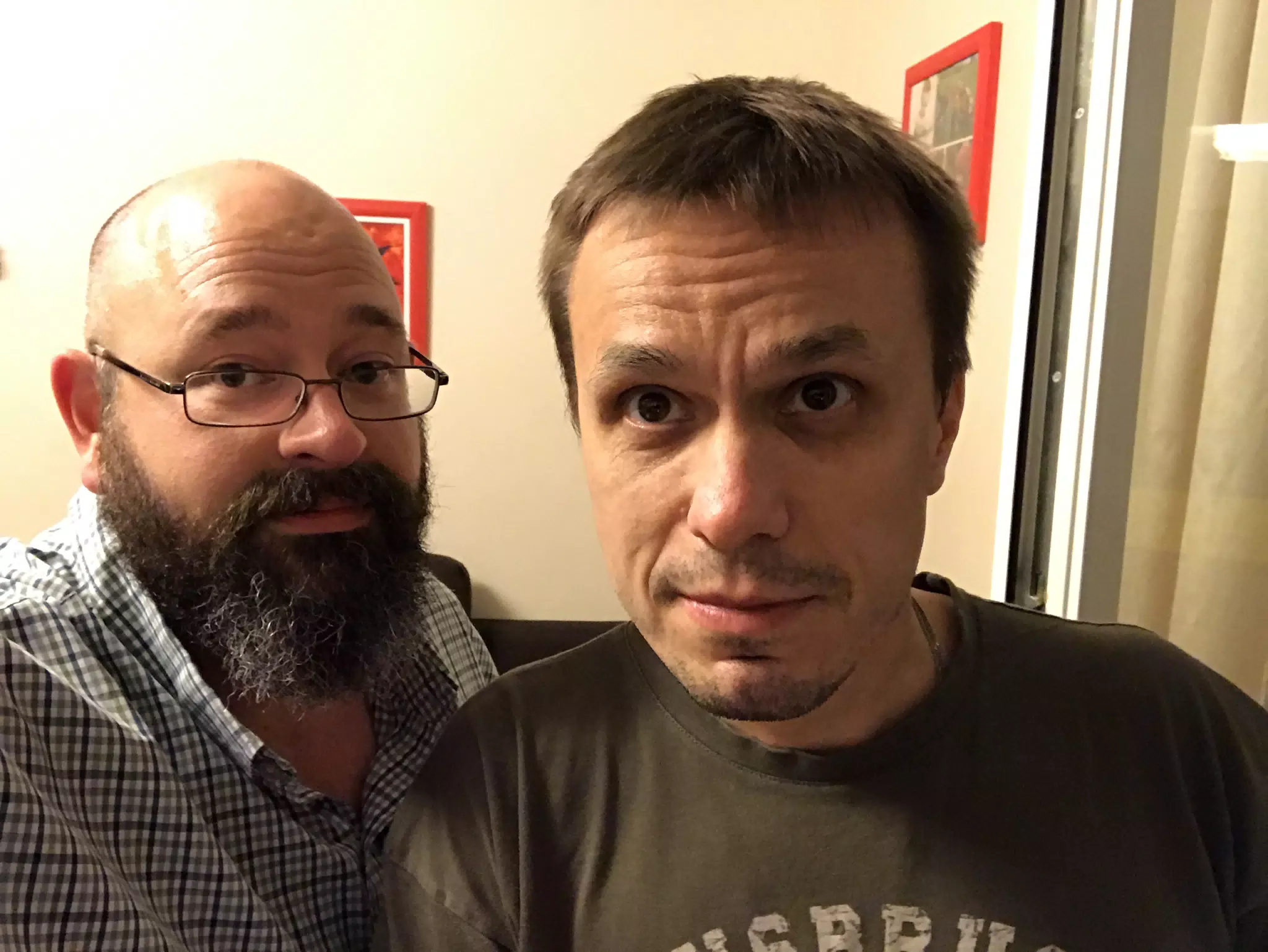 Hanging with Anton in Kiev