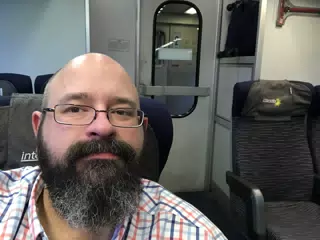 Selfie on Italian Train