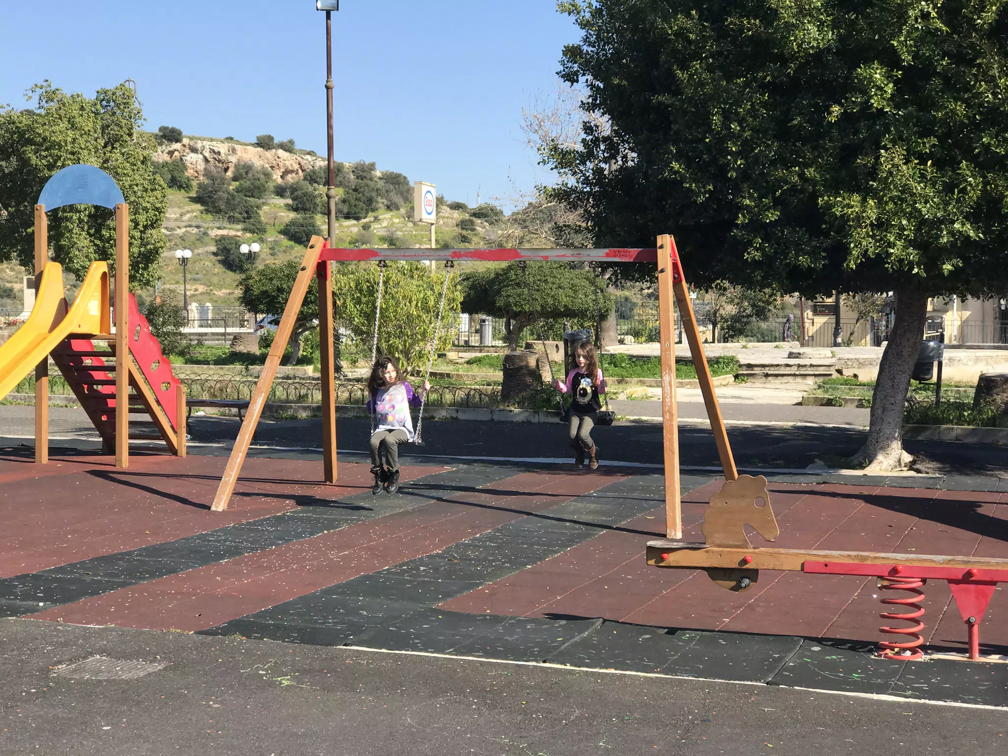 The Girls on the Playground in Noto