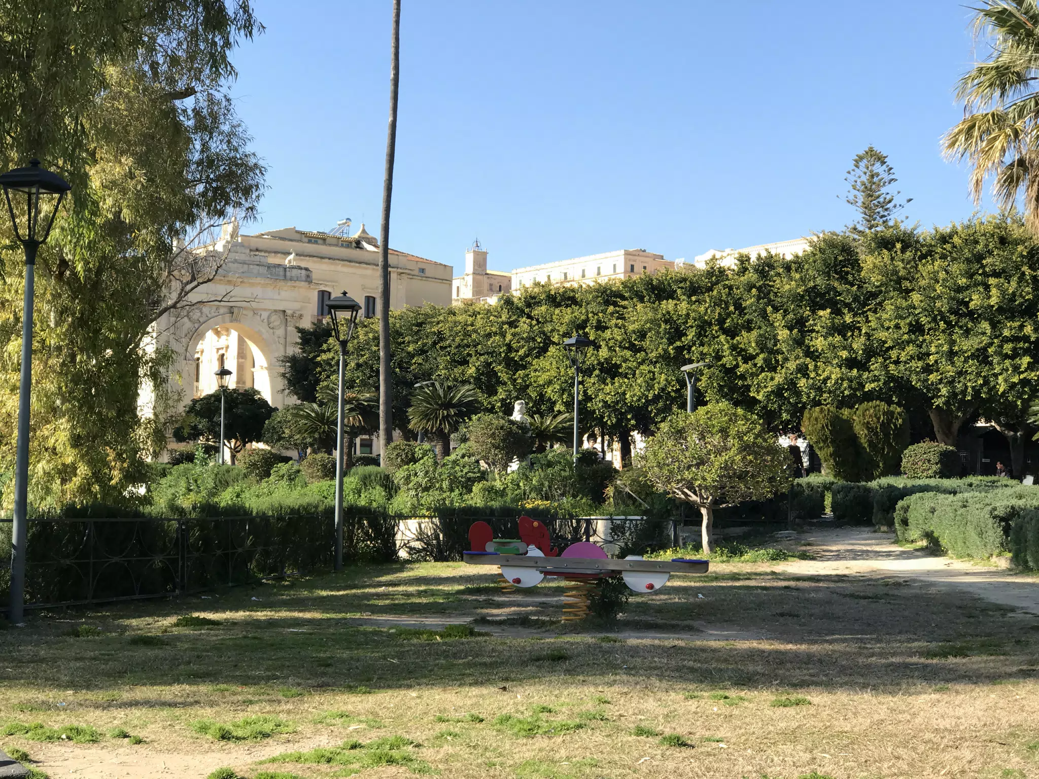 Park and Arch in Noto