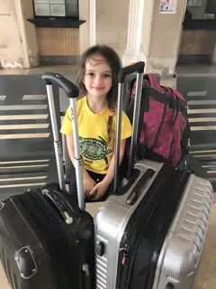 Luciana at Siracusa Train Station