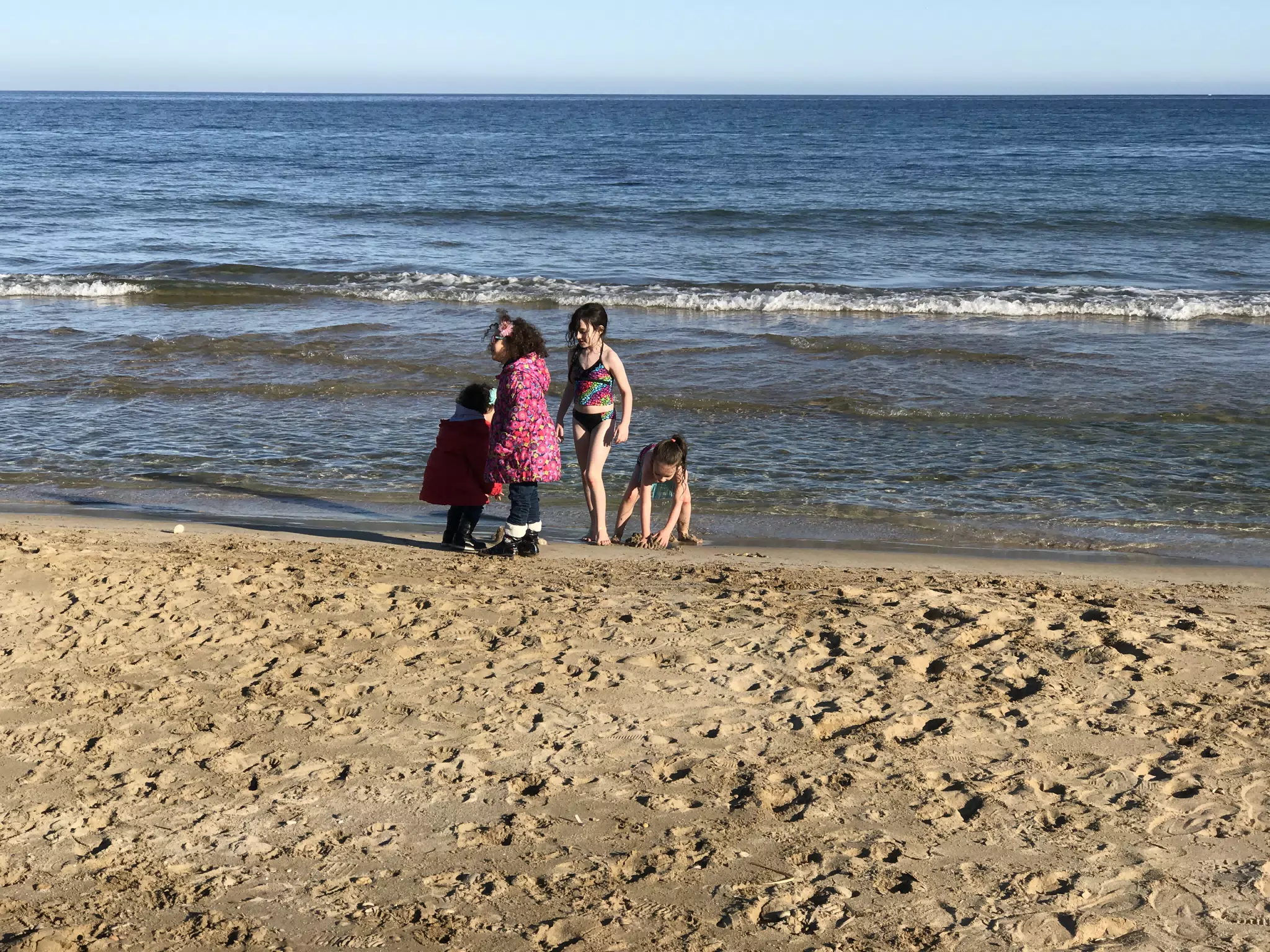 Girls on the Beach in Avola