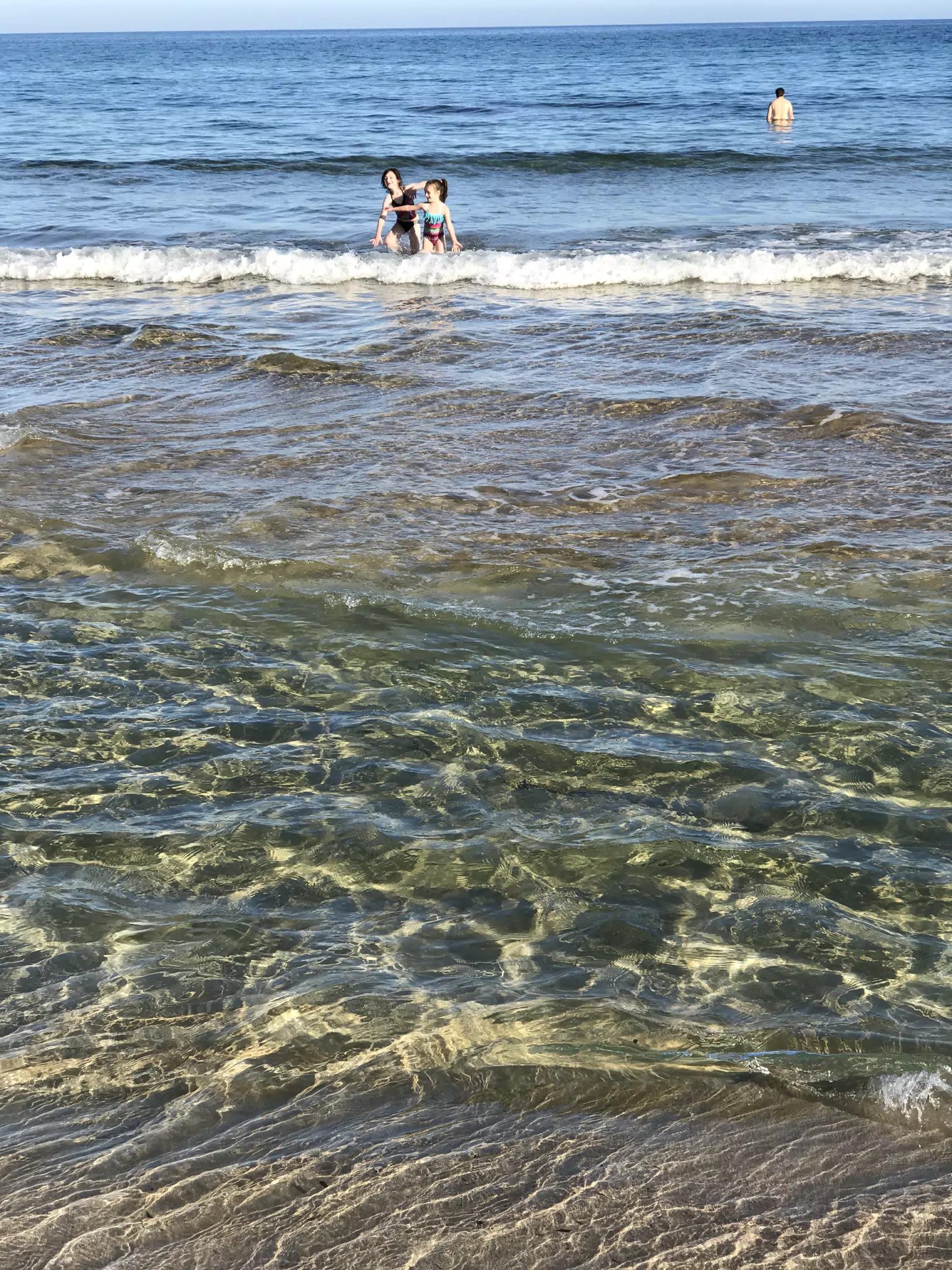 Girls in the Sea at Avola