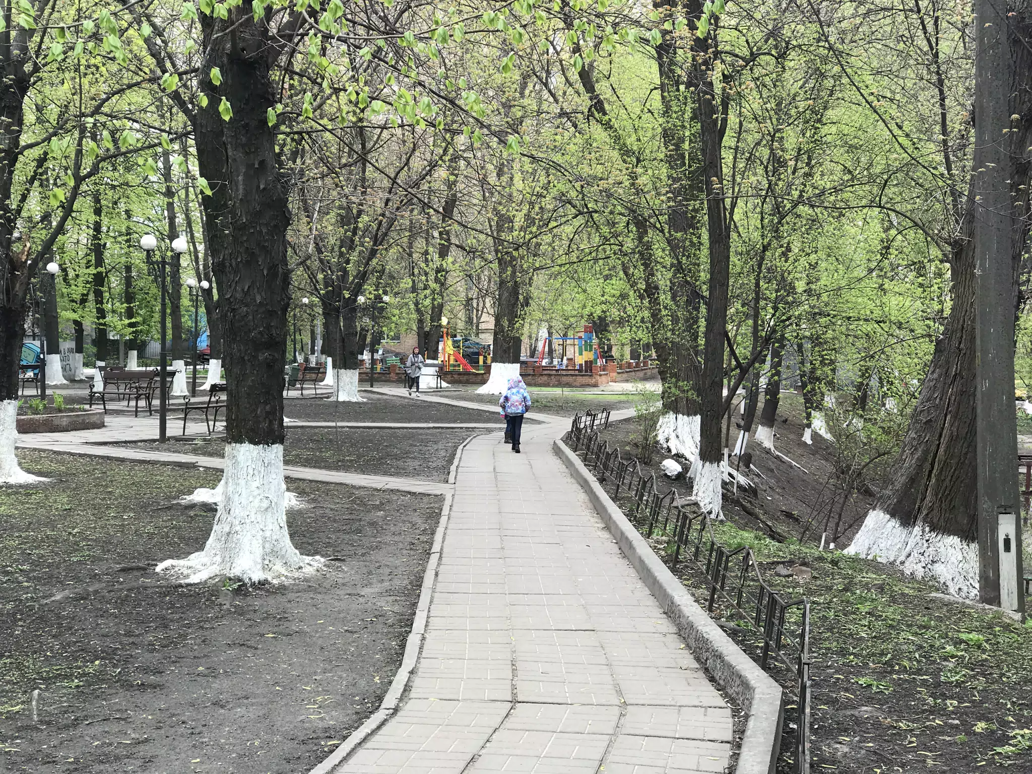 The Park at Our Apartment in Kiev