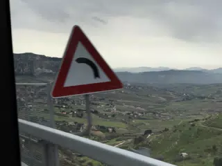 San Giuseppe Jato from the Bus