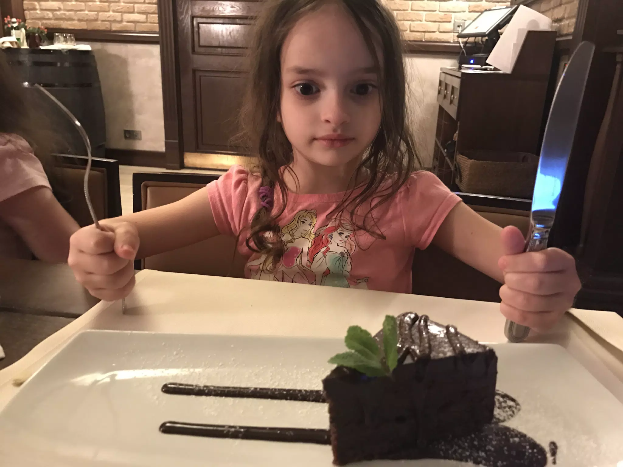 Ciana Ready for Chocolate Cake in Kiev, Ukraine
