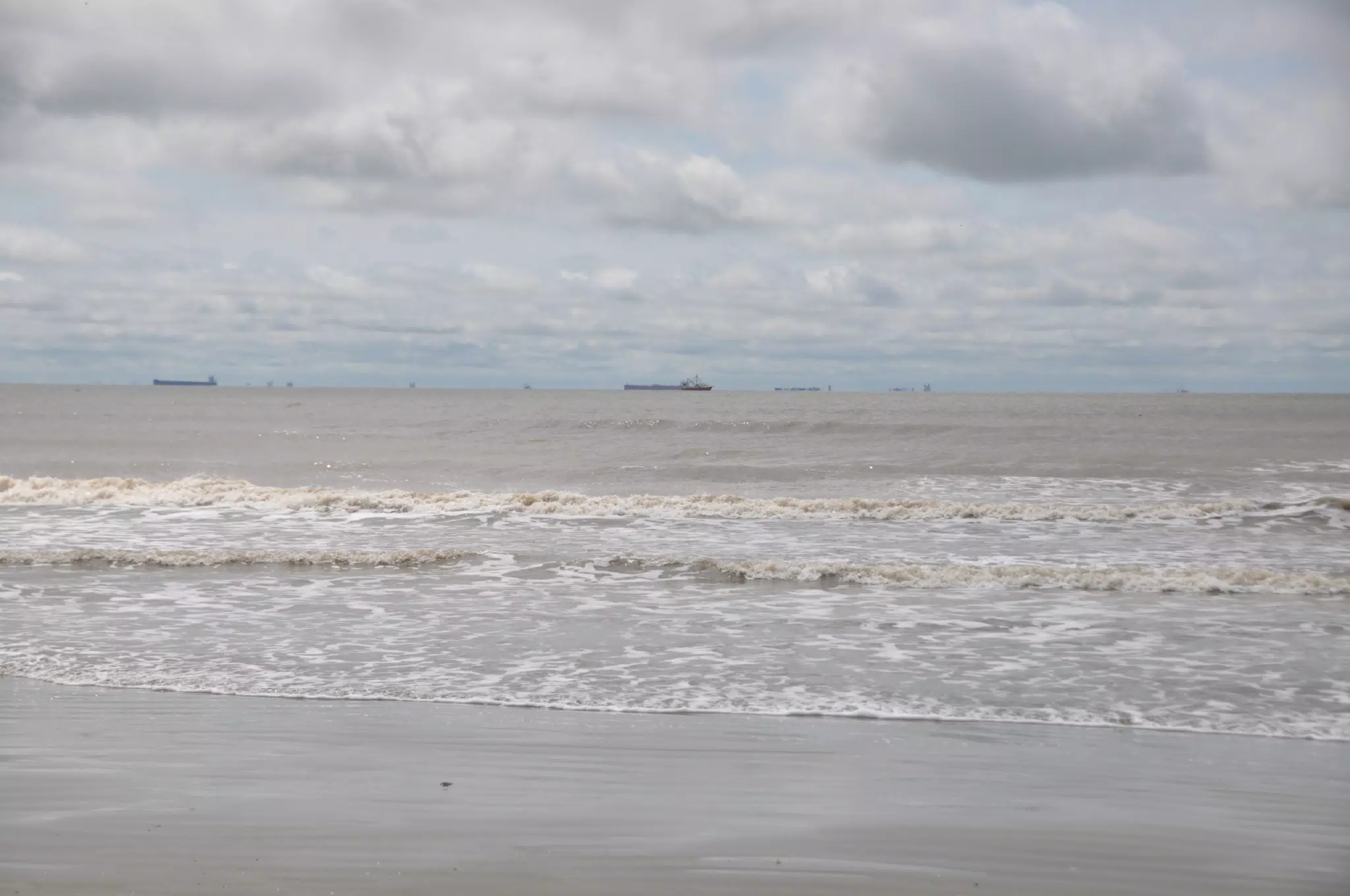 Boats on Gulf of Mexico Horizon
