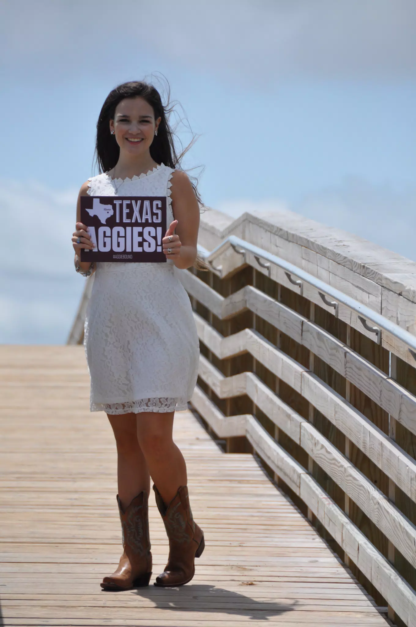 Emily with Texas Aggies