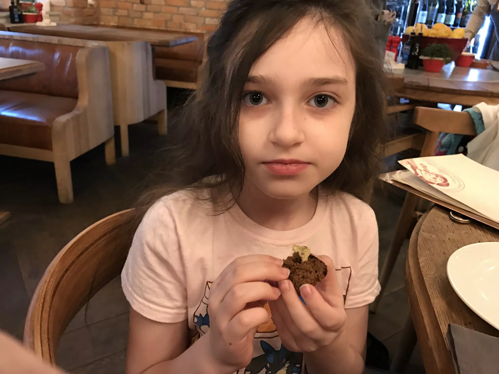 Liesl Eating Cake in Kiev
