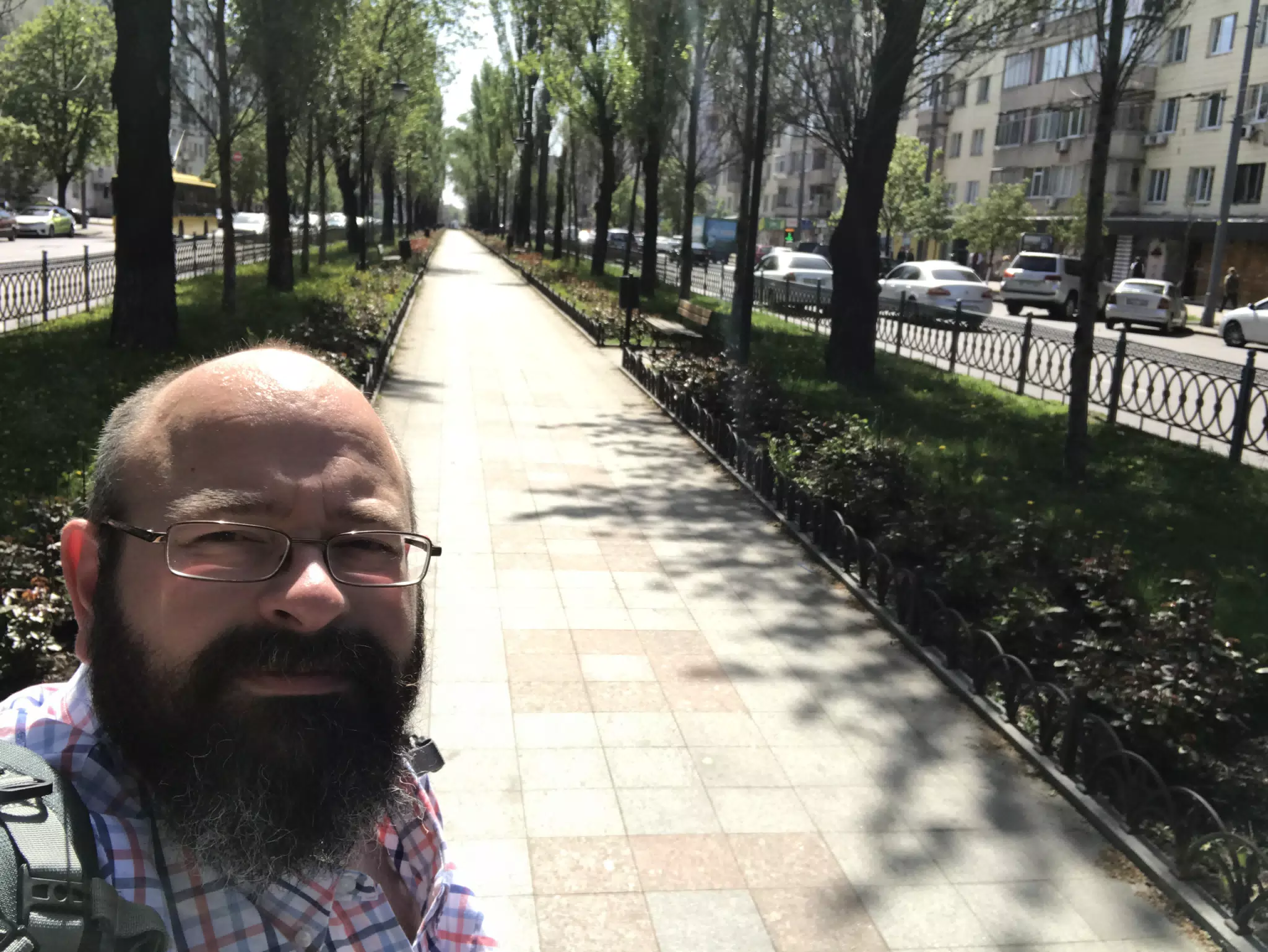 Selfie in Kiev, Ukraine