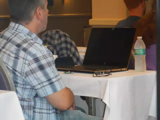 Paul Chiodo with Niagara Water