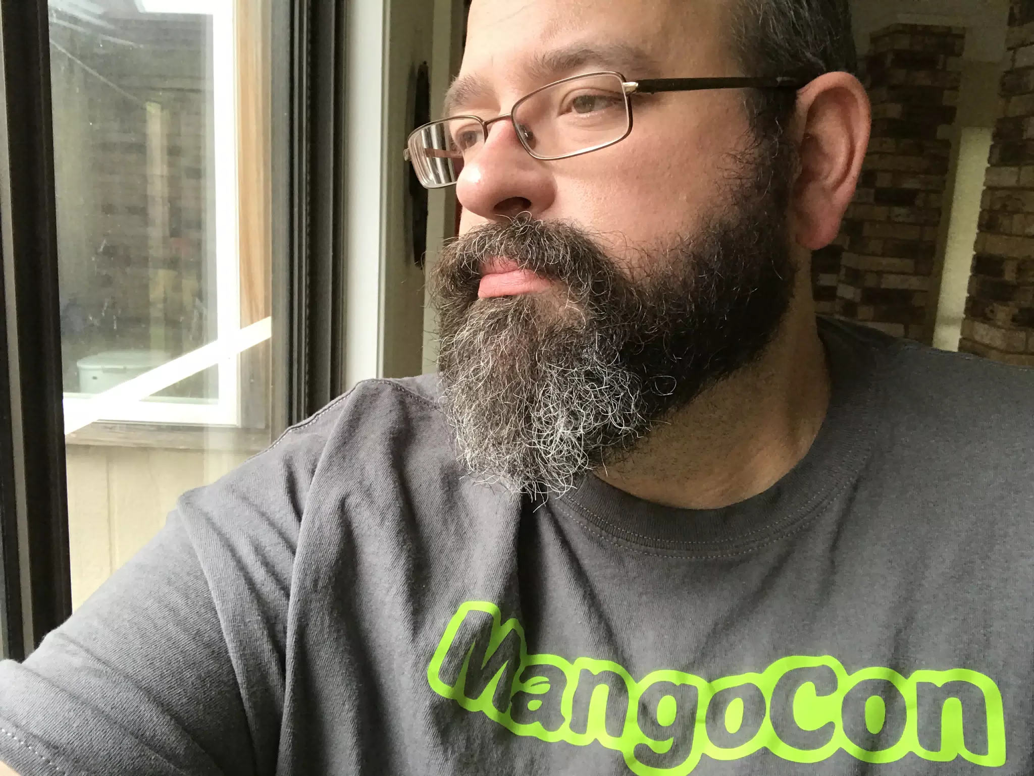Selfie at Kitchen Window
