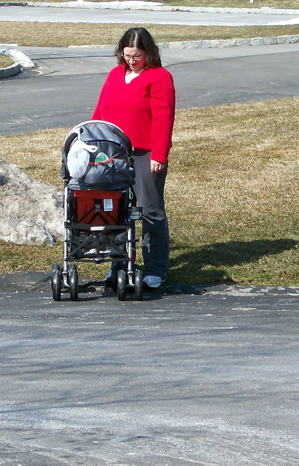 Dominica and Liesl Preparing for a Walk