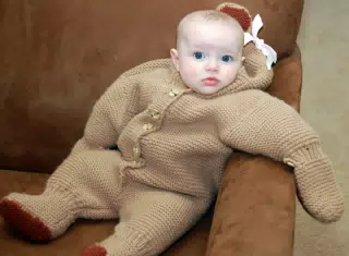 Liesl Chillin in Her Bear Suit