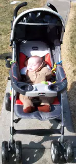 Liesl Sleeping in Stroller