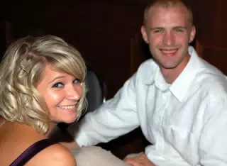 Molly and Brett at Gwen and Mikes Wedding