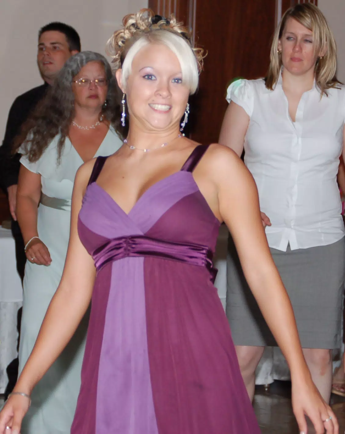 Monica Lillie Posing for Her Picture