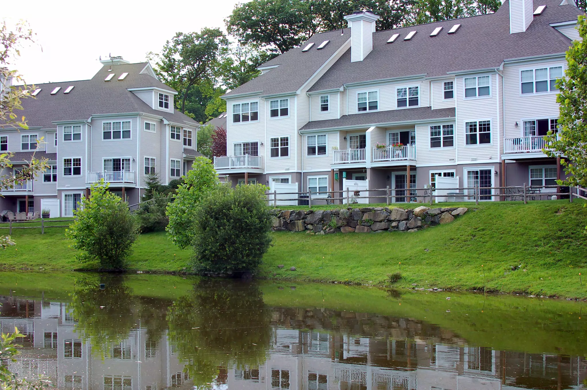 Houses Across Pond