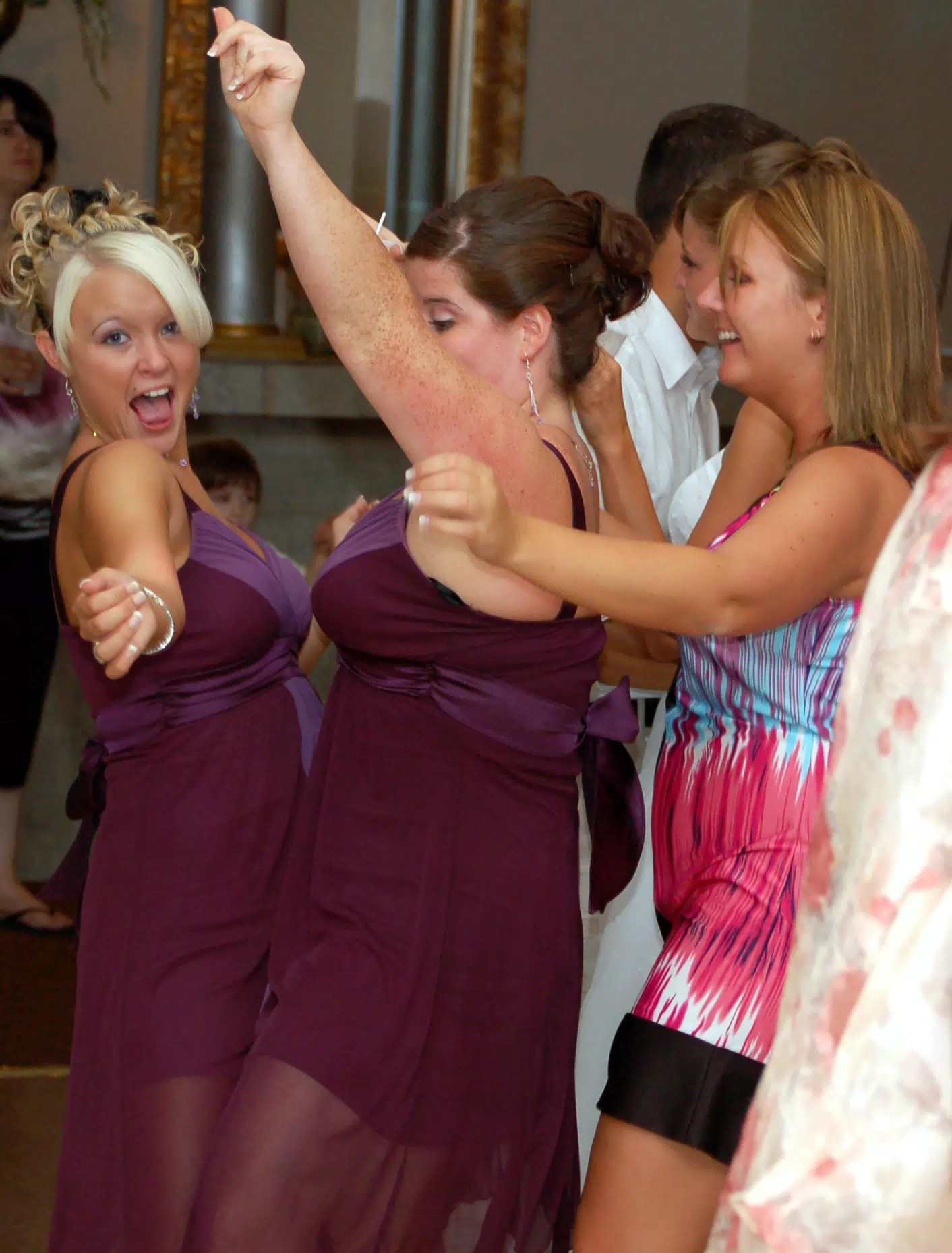 Bridesmaids Dancing