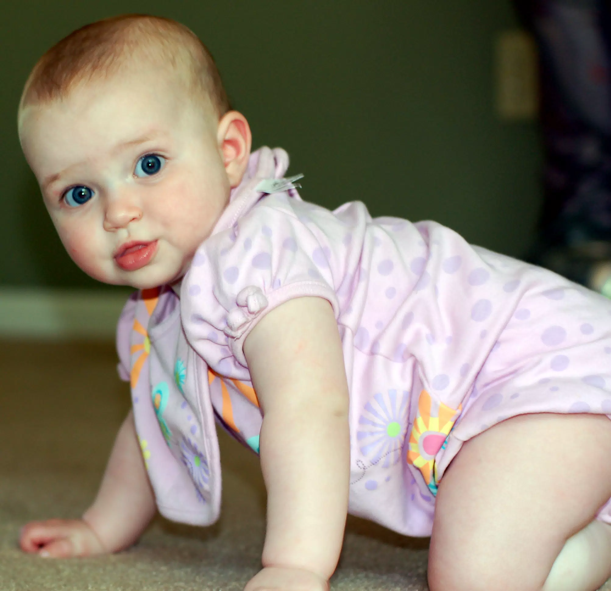 Liesl Finally Crawling