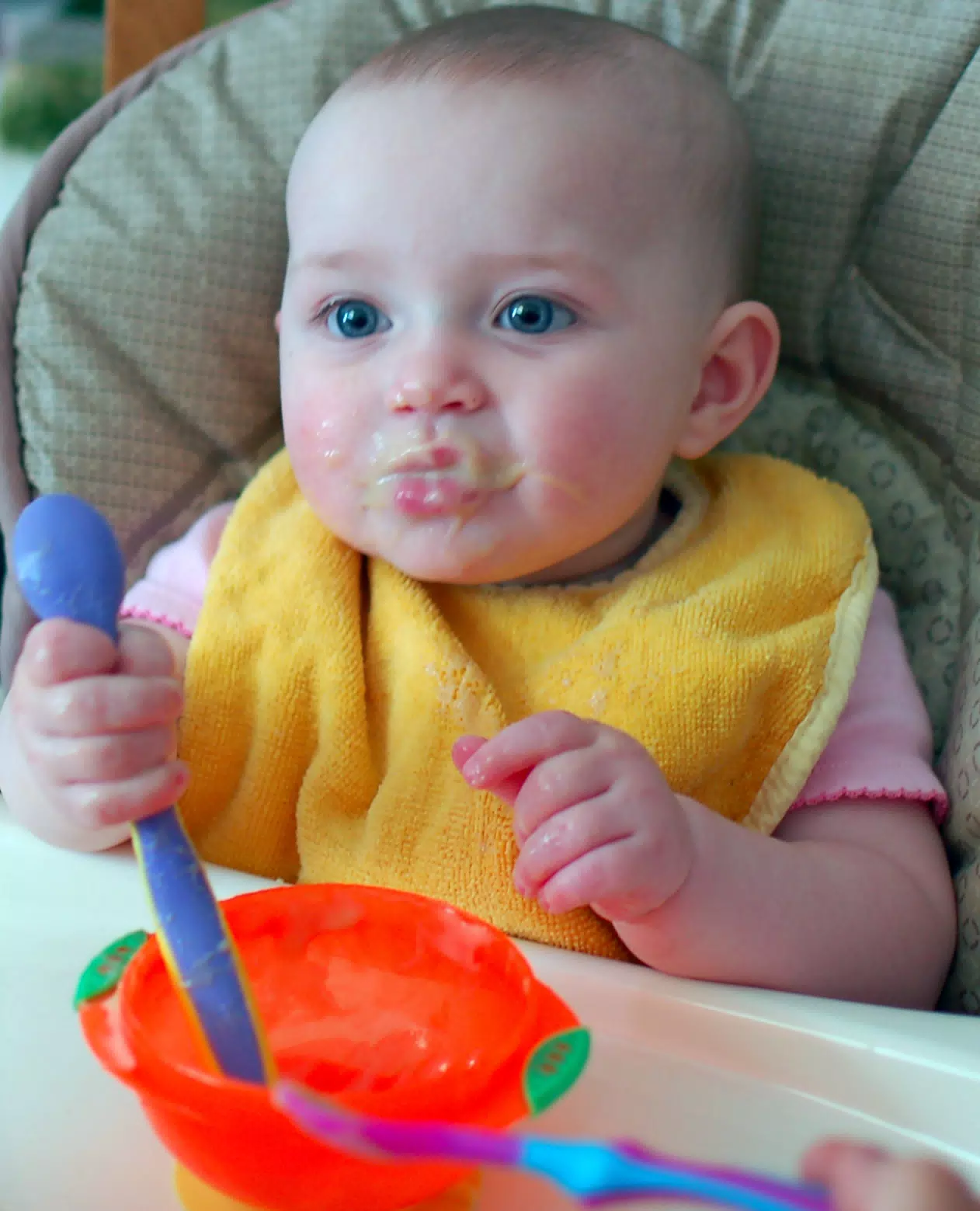 Liesl Prefers to Feed Herself