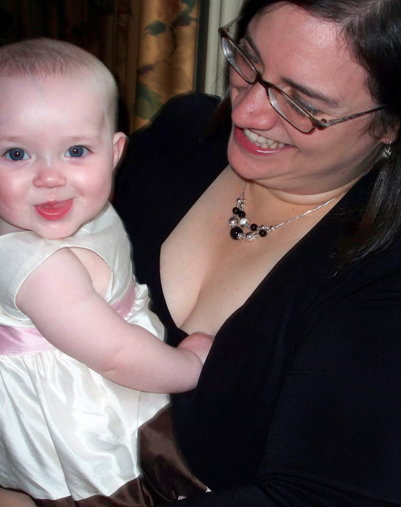 Dominica and Liesl Laughing at Wedding