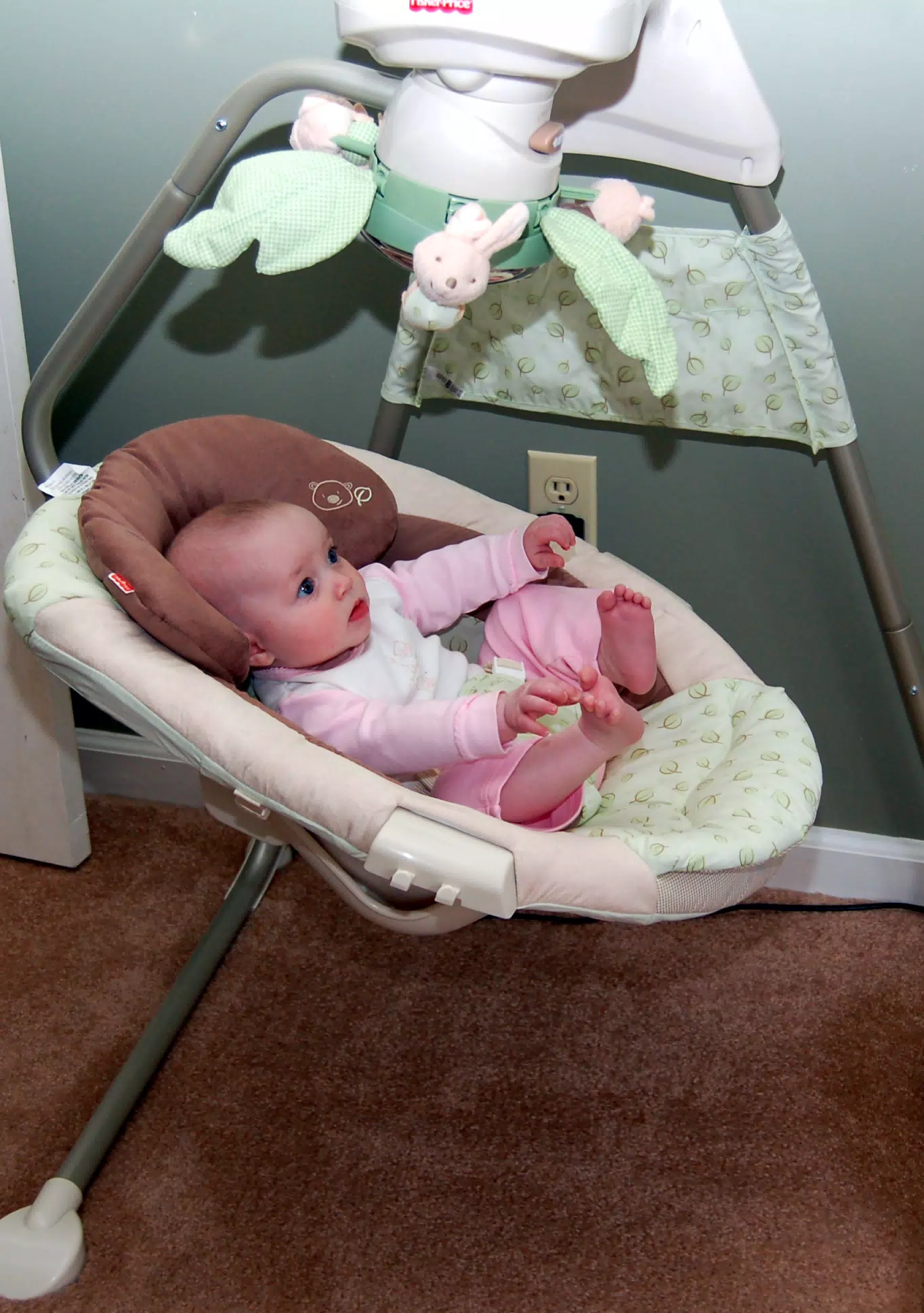 Liesl in Her Living Room Swing