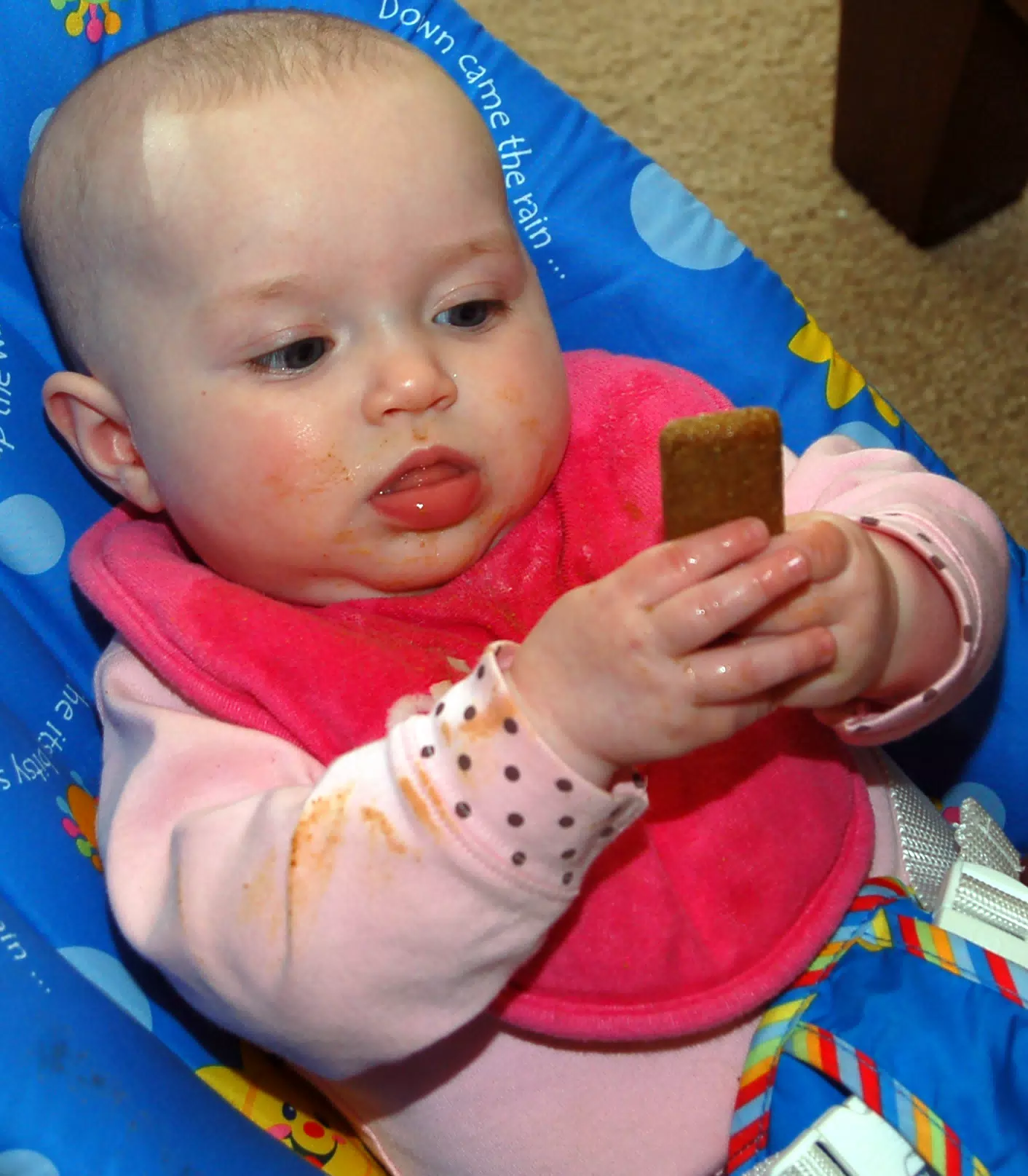 Liesl with Teething Cookie