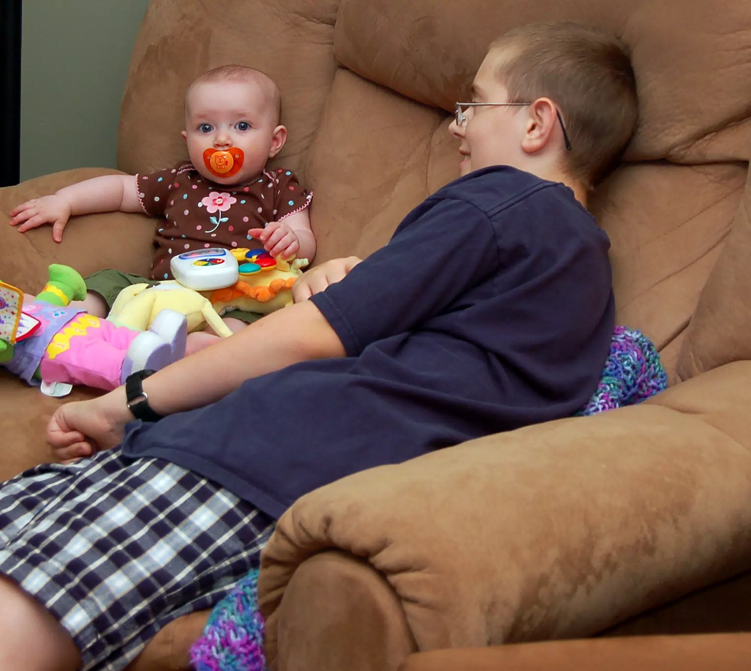 Michael Ralston and Liesl on Recliner