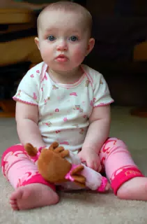 Liesl Sitting Quietly