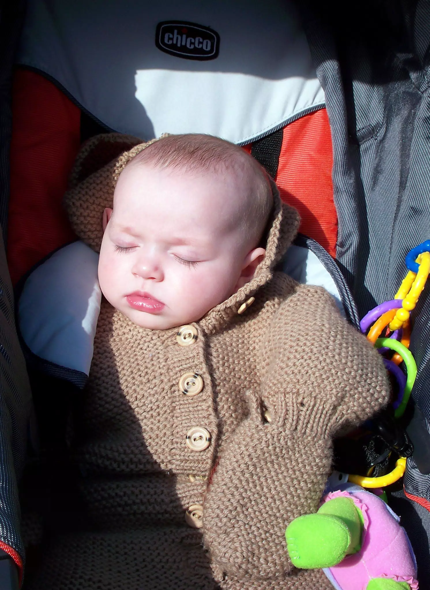 Liesl Sleeping in Her Stroller