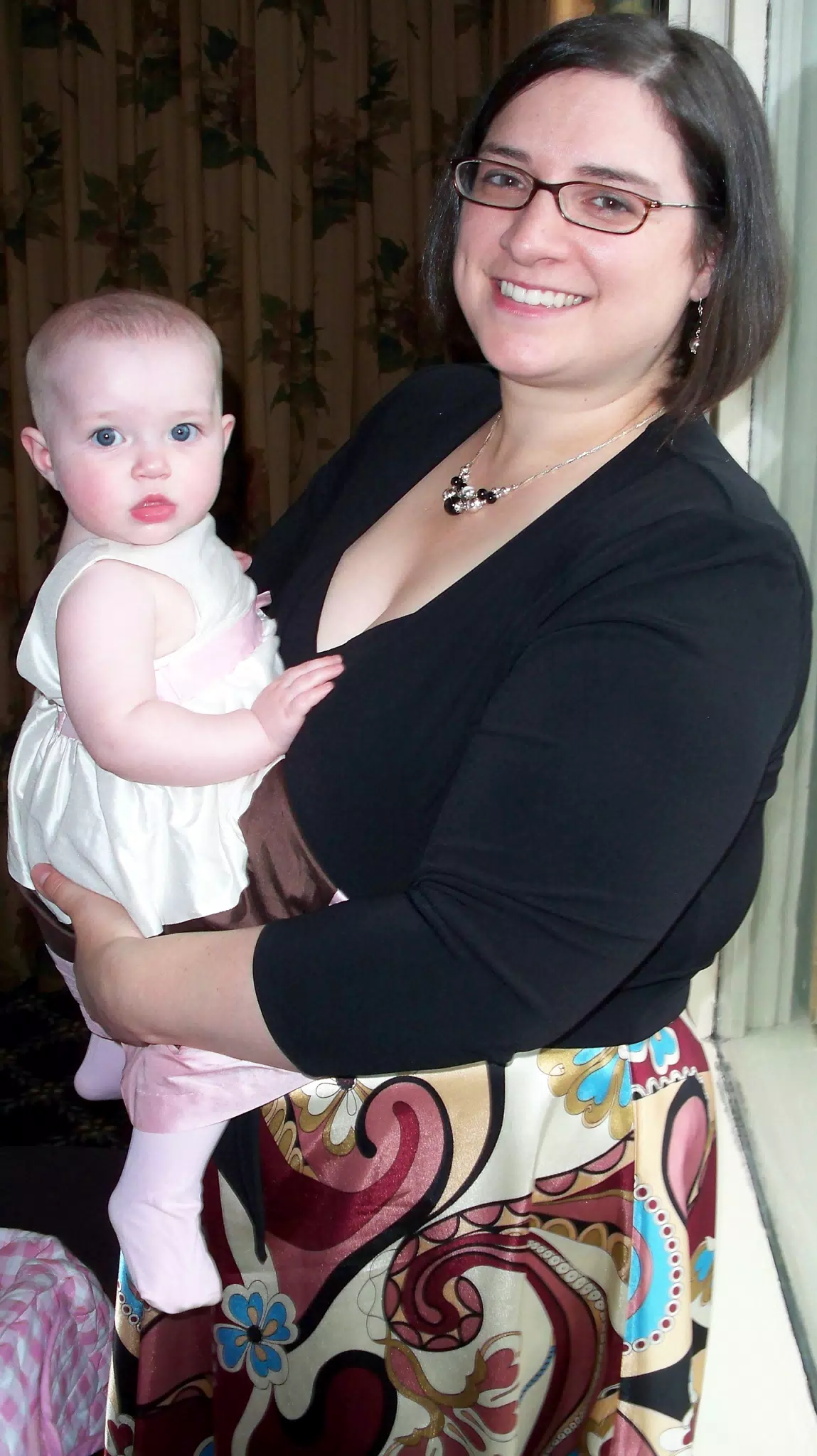 Mommy and Daughter at Wedding