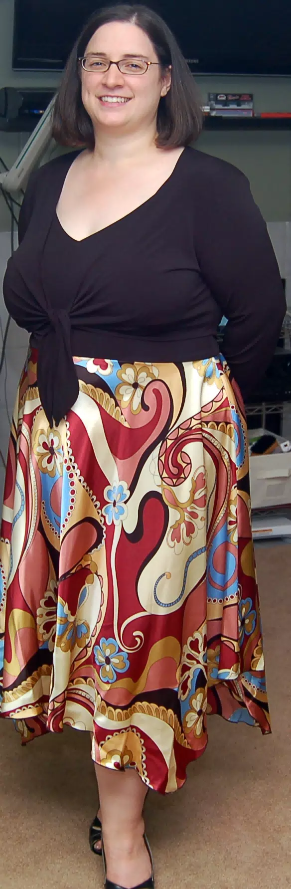 Dominica Trying on Outfit