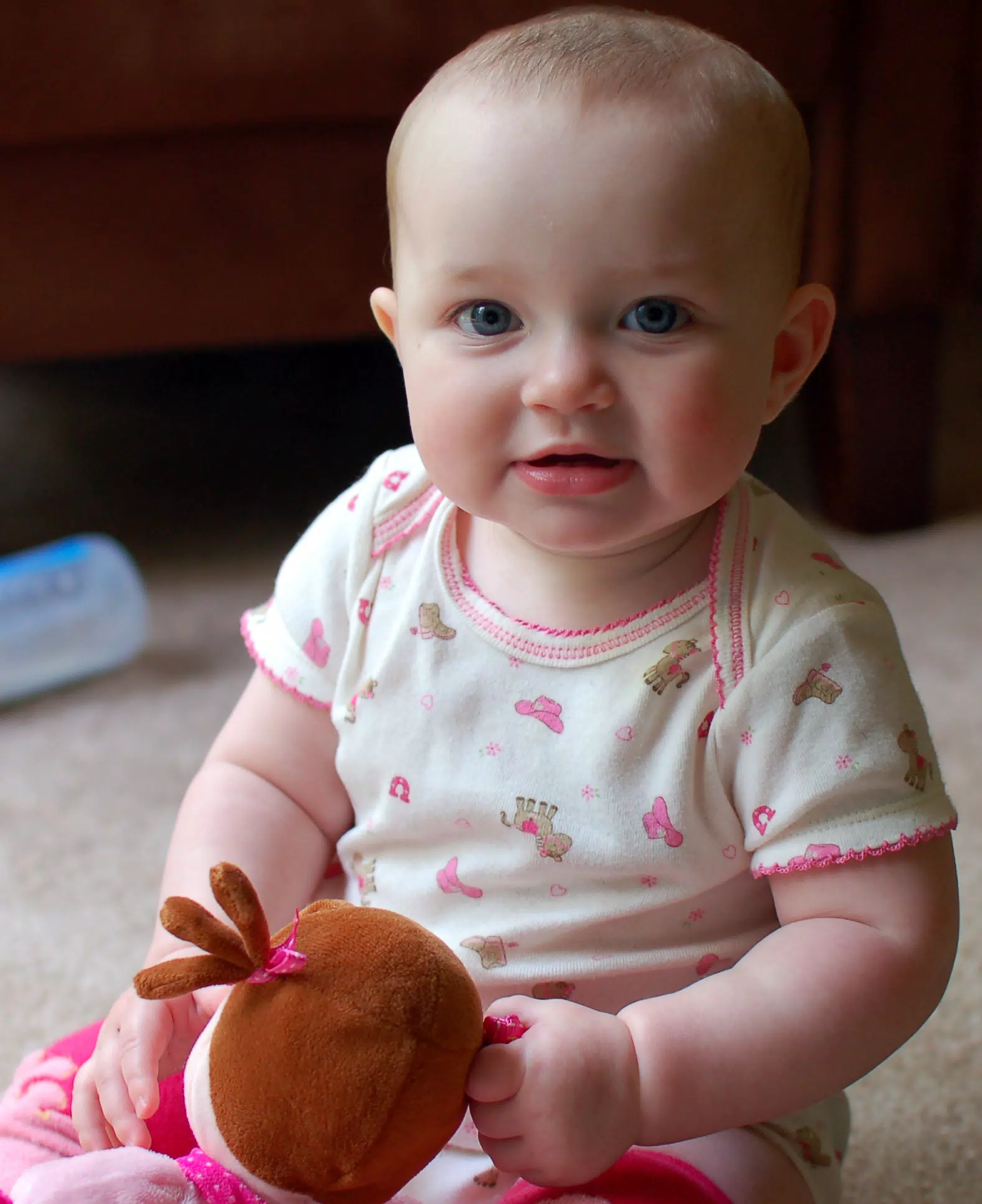 Liesl Posing with Her Doll