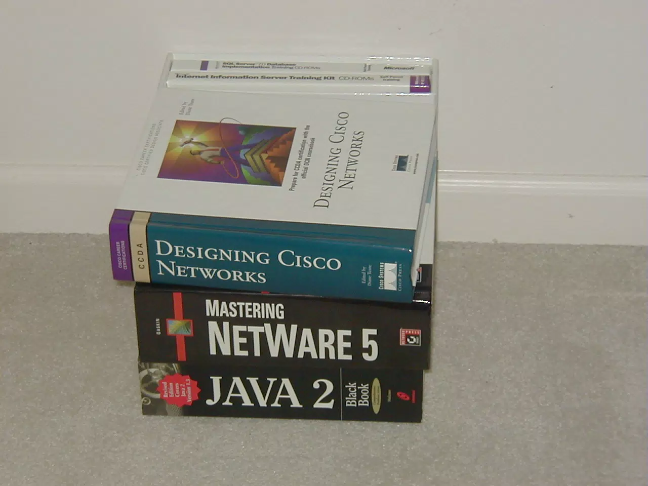 Computer Books Being Thrown Out