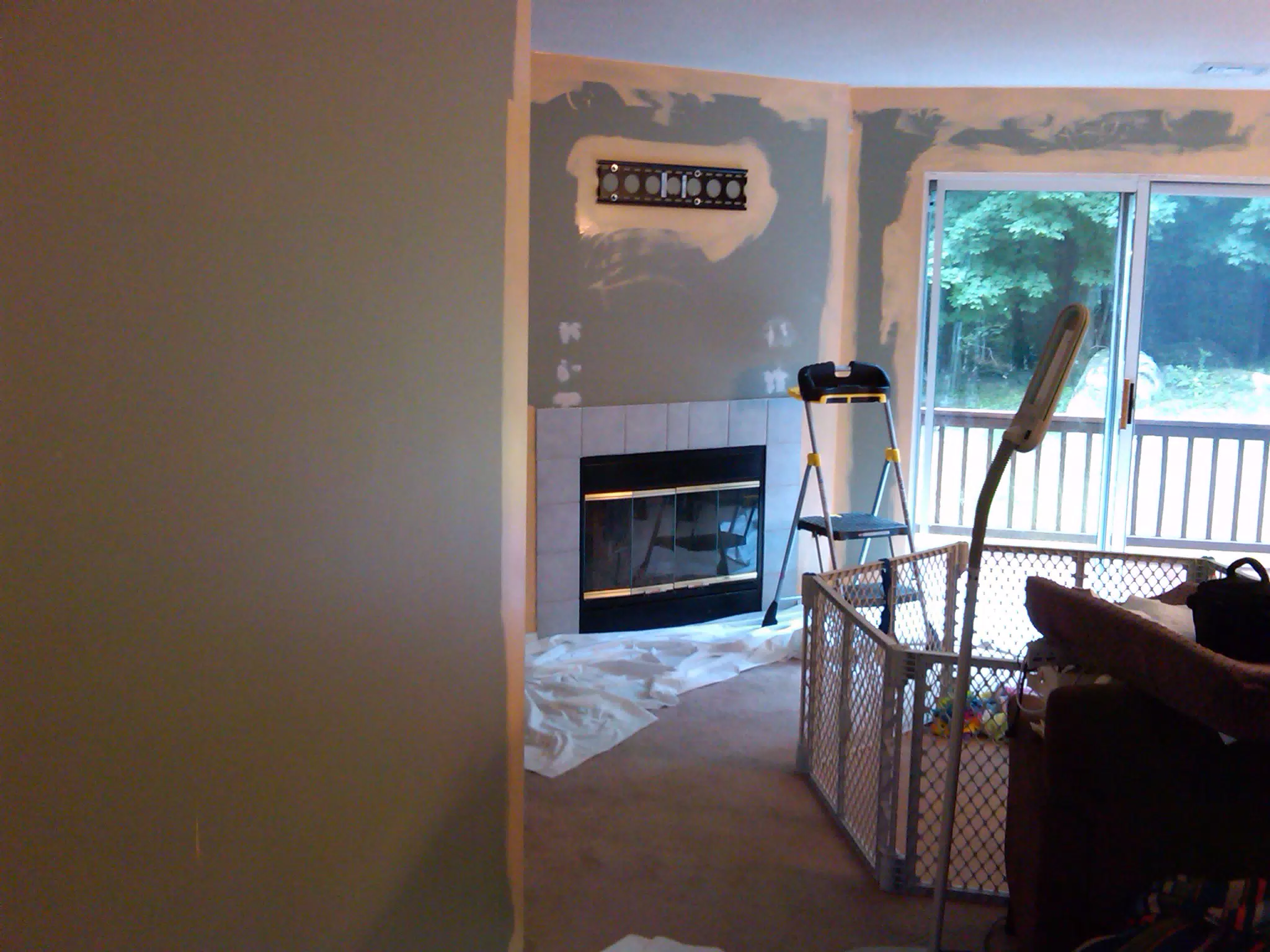 Painting Underway