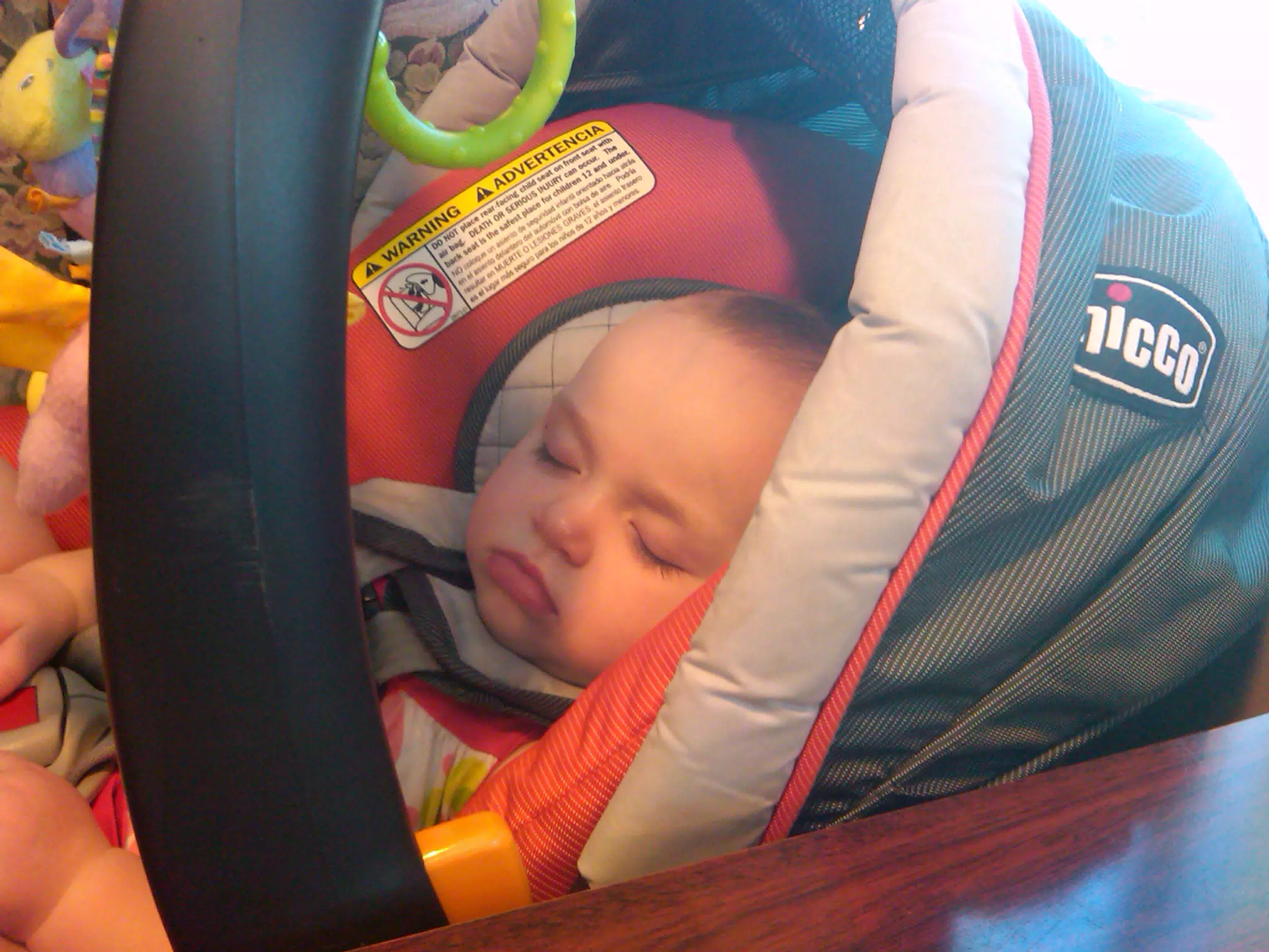 Liesl Sleeping at the Westchester Diner