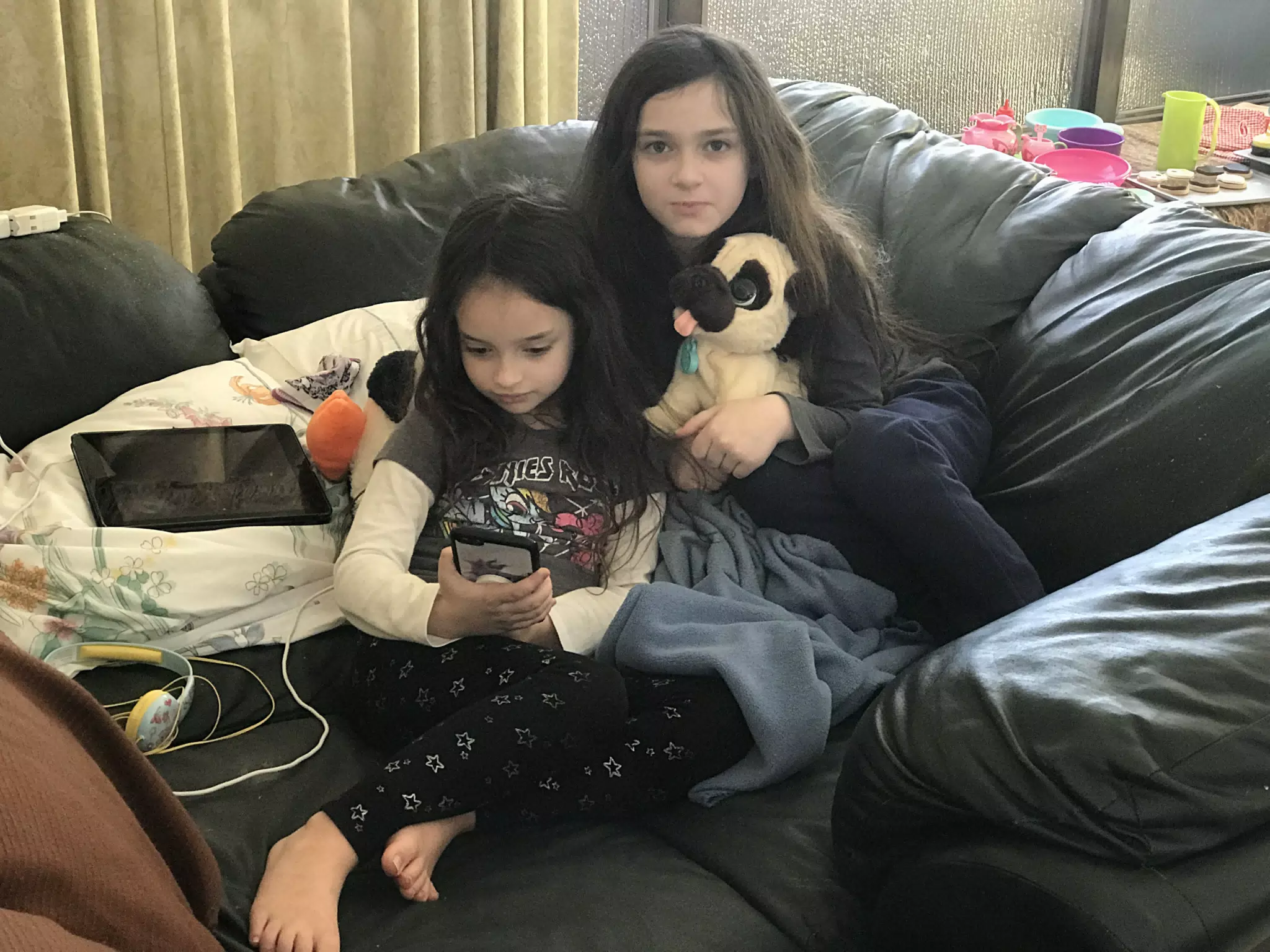On FaceTime with Aunt Francesca