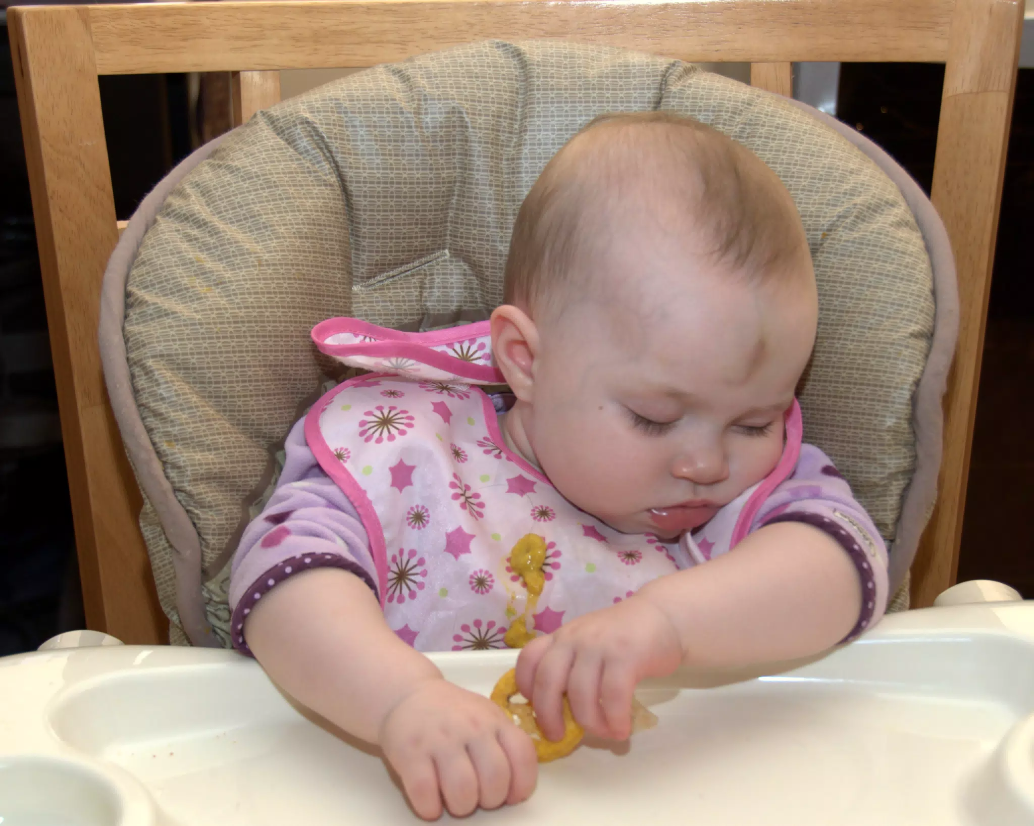 Liesl Fell Asleep While Eating