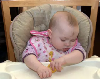 Liesl Fell Asleep While Eating