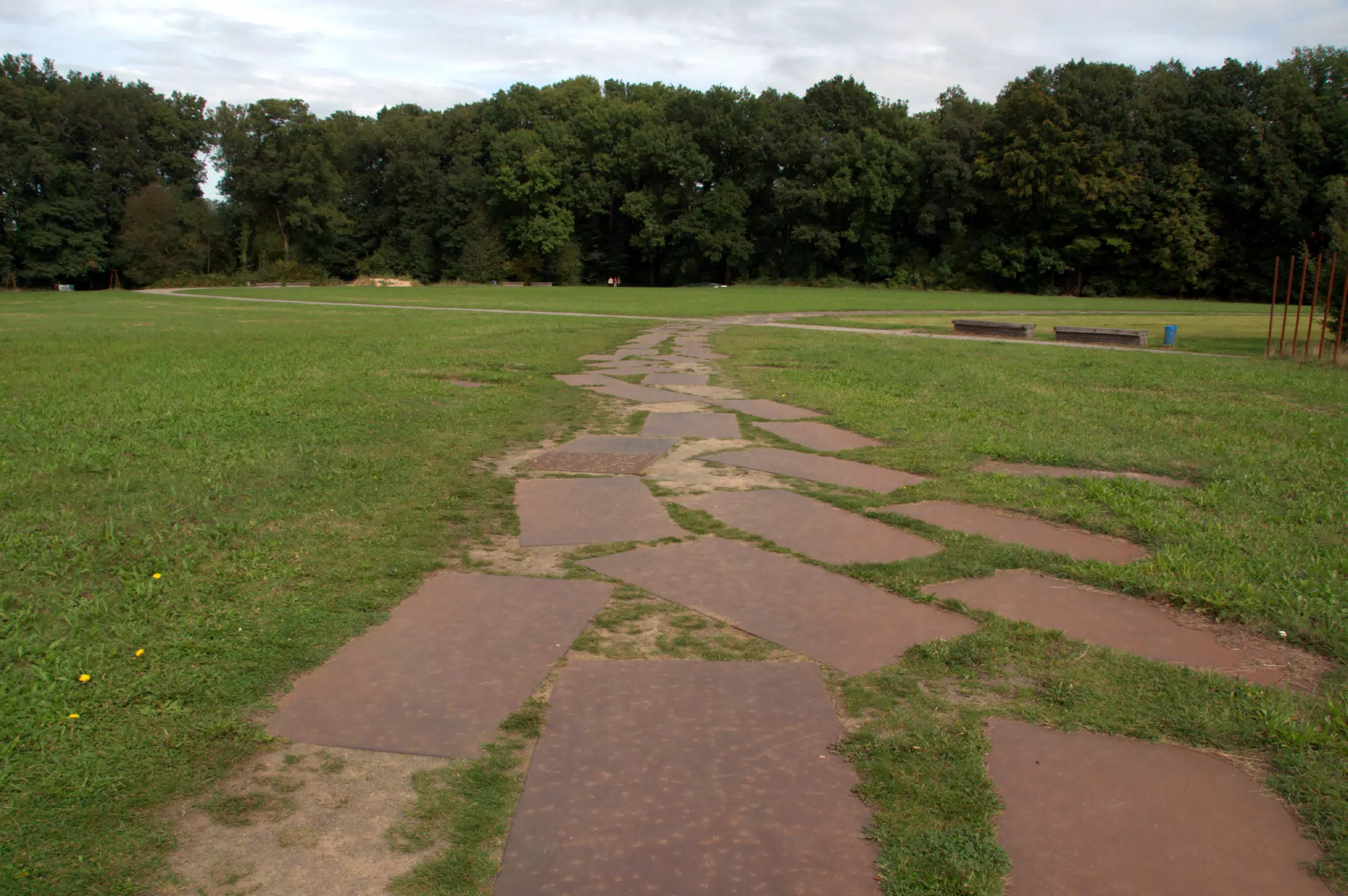 Metal Plates Running Through the Battlefield