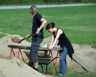 Working at the Sifting Table