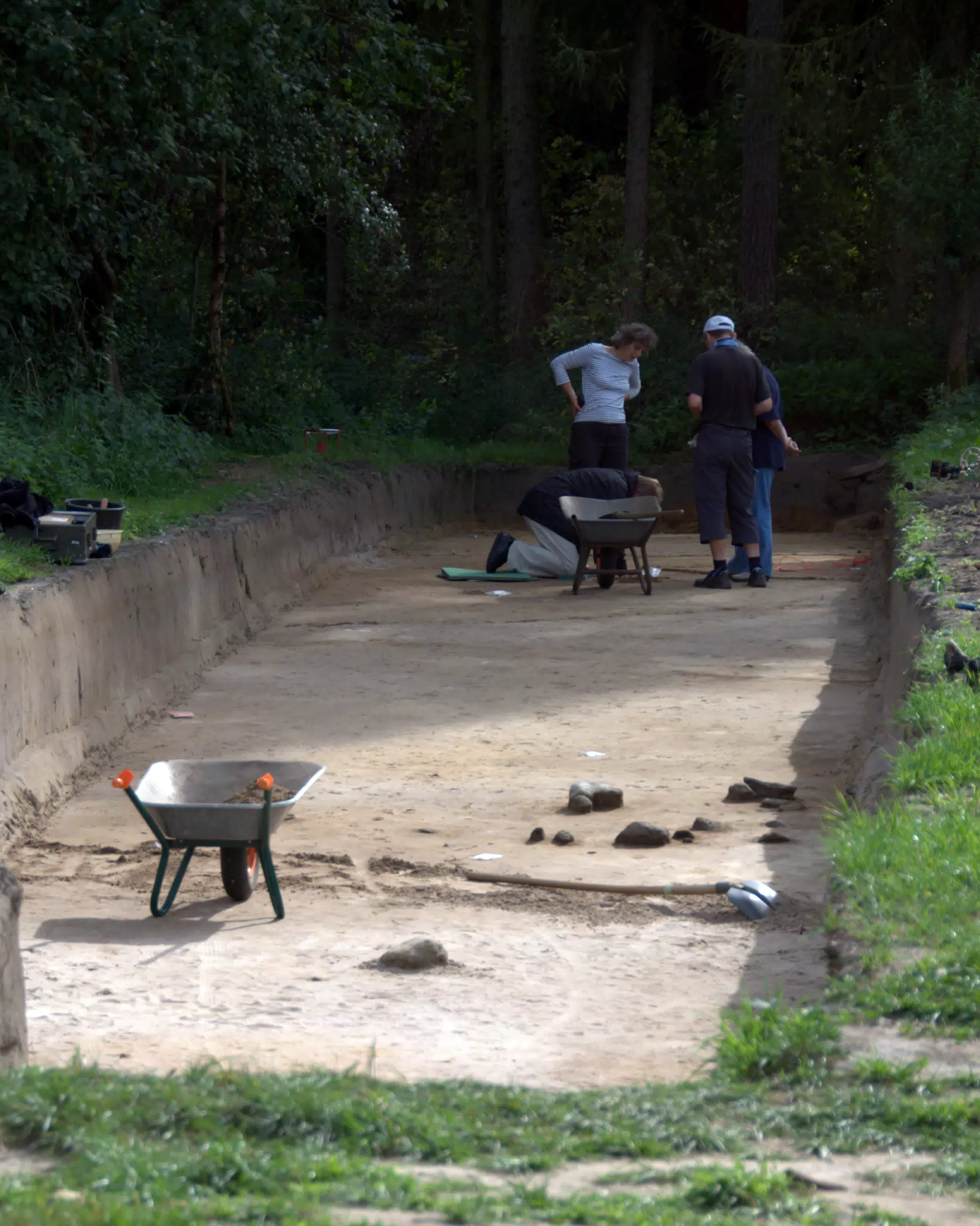 Working on Second Trench