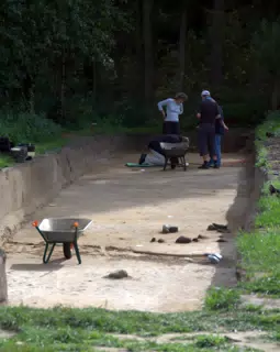 Working on Second Trench
