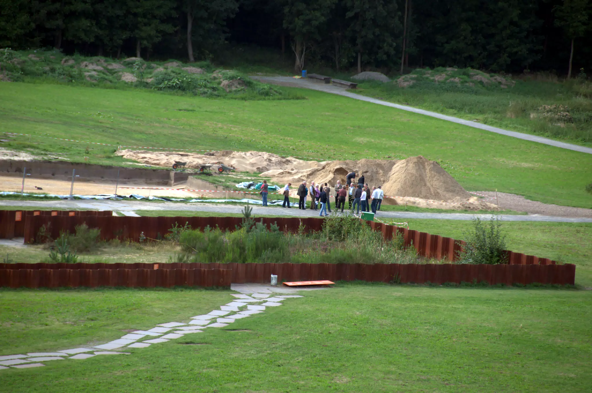 View of Excavation from Tower